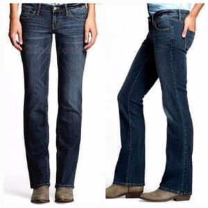 💜Mossimo Blue Denim Slim Low Rise Bootcut Jeans Juniors 7